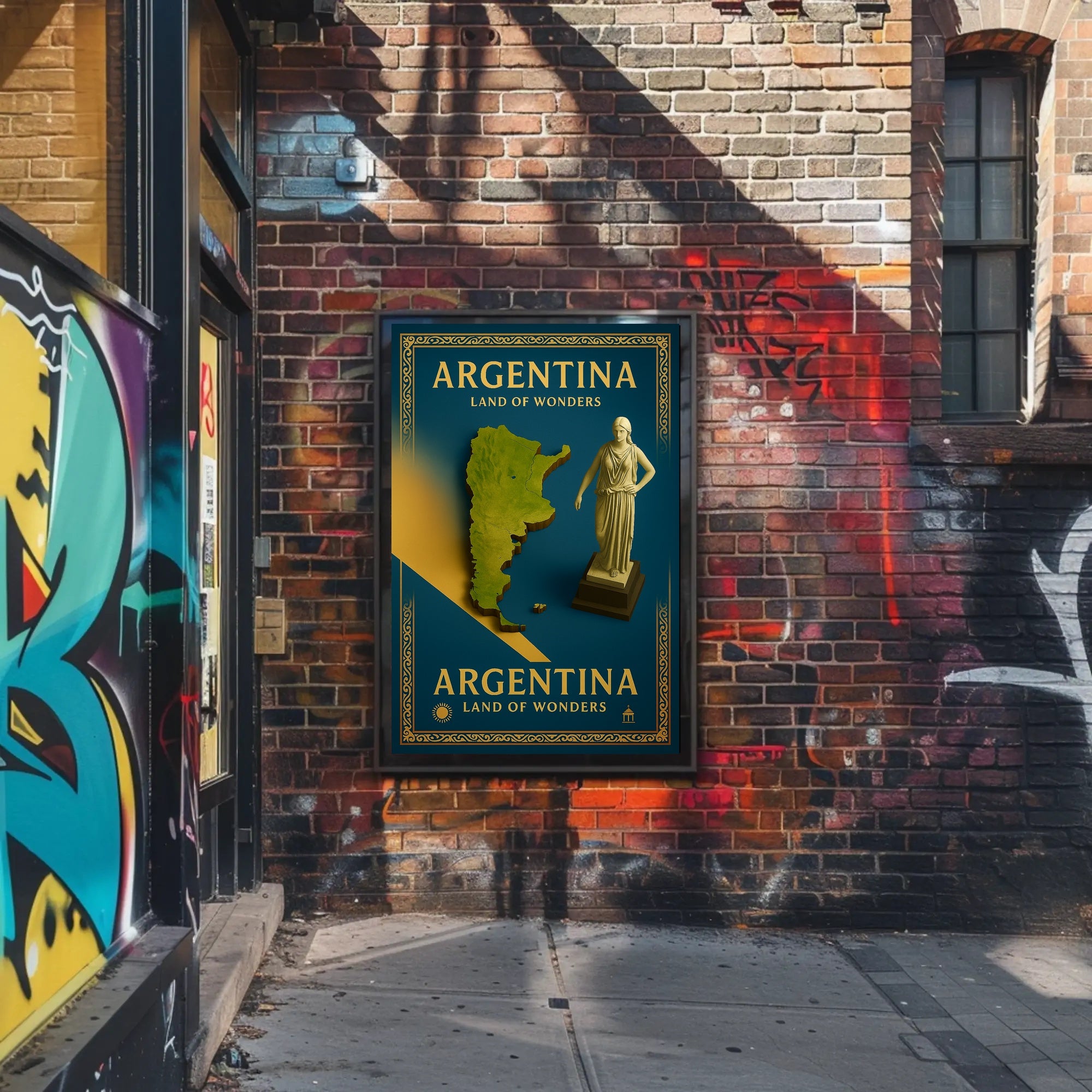 Argentina Land of Wonders Poster PosterGoat