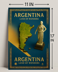 Argentina Land of Wonders Poster PosterGoat