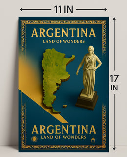Argentina Land of Wonders Poster PosterGoat