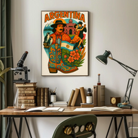 Argentina's Cultural Essence Captured in Travel Poster PosterGoat