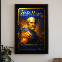 Aristotle The Fusion of Philosophy and Art Poster PosterGoat