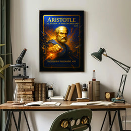 Aristotle The Fusion of Philosophy and Art Poster PosterGoat