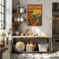 Arizona Adventure: Retro Travel Poster PosterGoat