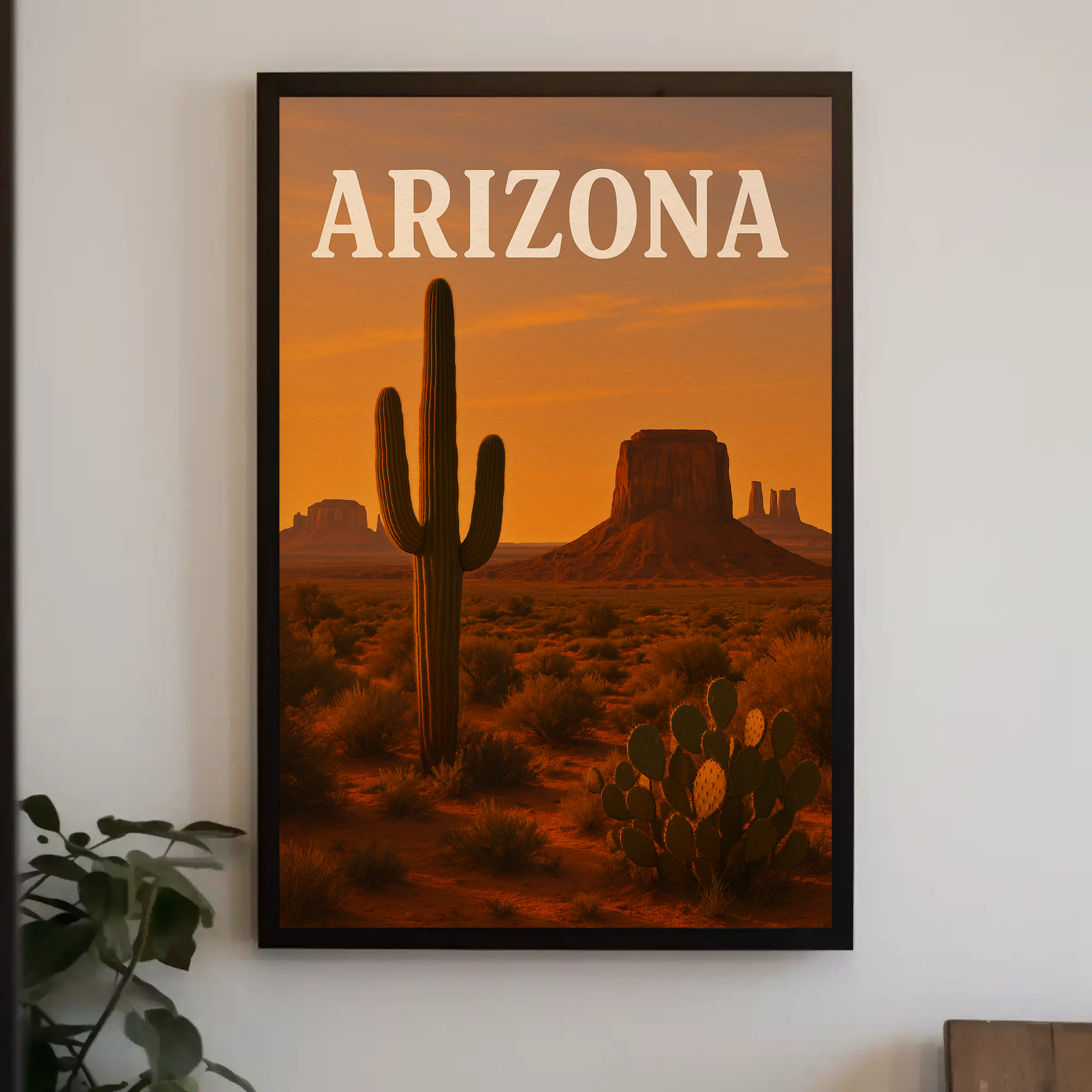 Arizona Desert Adventure Vintage Travel Poster PosterGoat