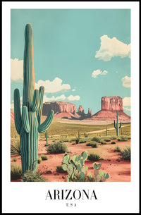 Arizona Desert Travel Poster PosterGoat
