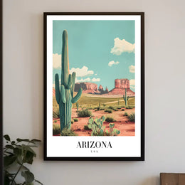 Arizona Desert Travel Poster PosterGoat