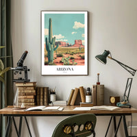 Arizona Desert Travel Poster PosterGoat