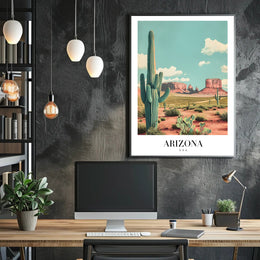 Arizona Desert Travel Poster PosterGoat
