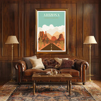 Arizona Grand Canyon State Travel Poster PosterGoat
