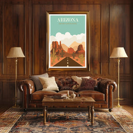 Arizona Grand Canyon State Travel Poster PosterGoat