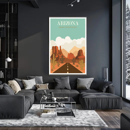 Arizona Grand Canyon State Travel Poster PosterGoat