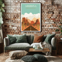 Arizona Grand Canyon State Travel Poster PosterGoat