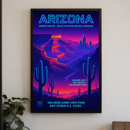 Arizona The Sunny State Poster PosterGoat