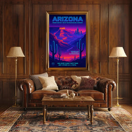Arizona The Sunny State Poster PosterGoat