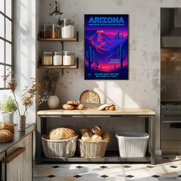 Arizona The Sunny State Poster PosterGoat