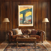 Armenia Vintage Travel Art Deco Poster PosterGoat