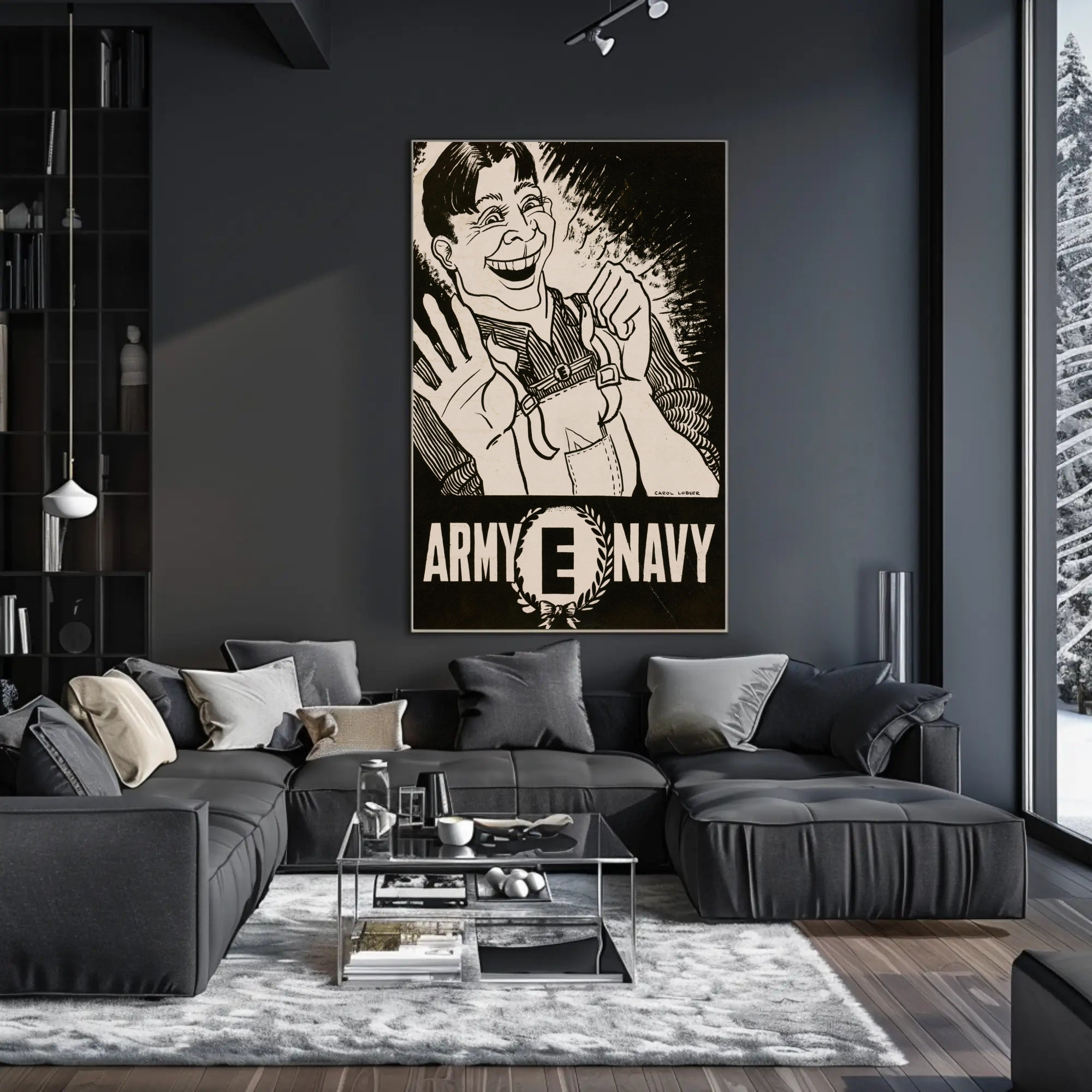 Army-Navy Recognition Poster PosterGoat