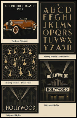 Art Deco Elegance Roaring Twenties Cultural Poster PosterGoat