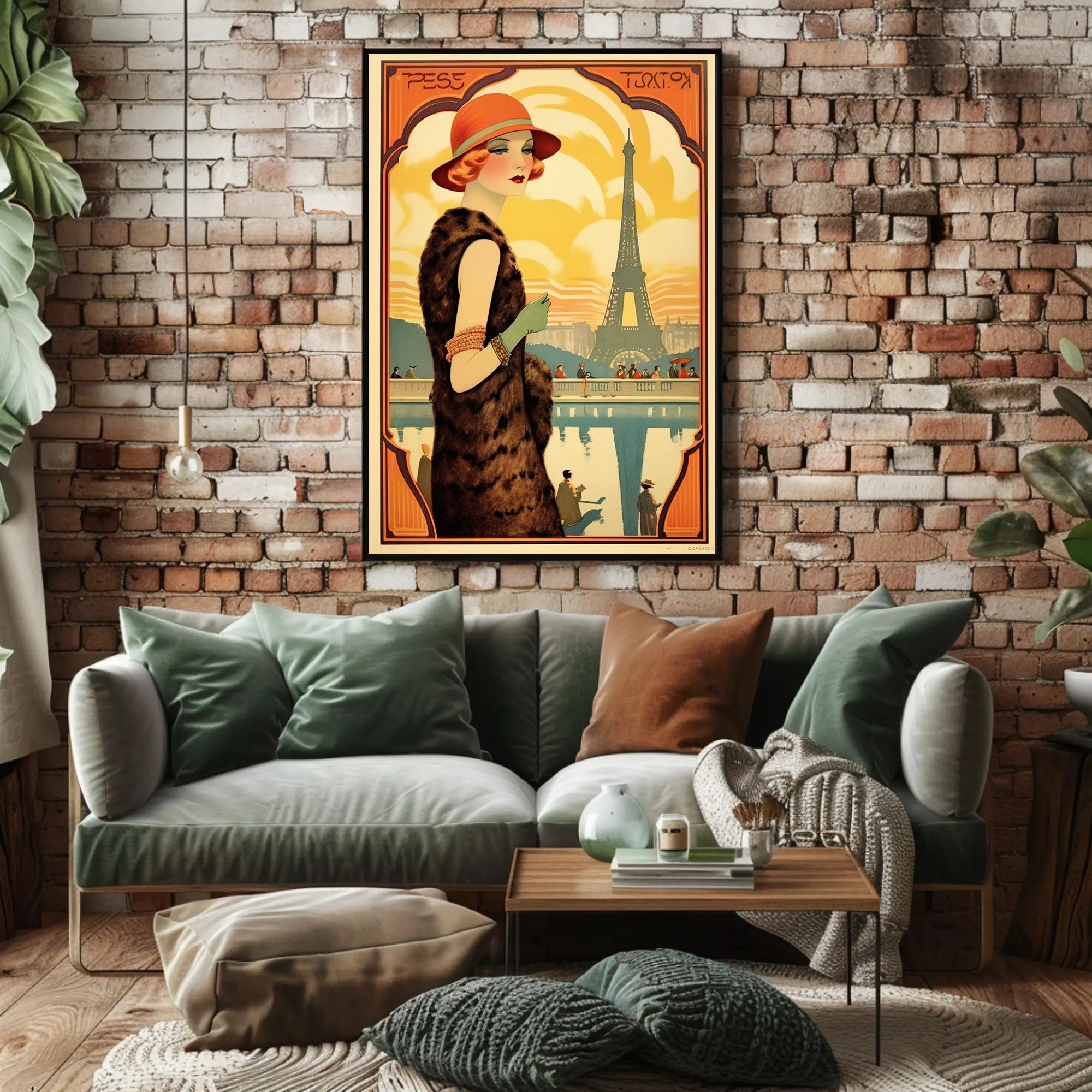 Art Deco Parisian Glamour: Urban or Cityscape Poster PosterGoat