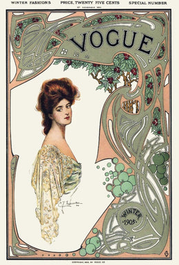 Art Nouveau Fashion 1905 Poster Cultural or Heritage Poster PosterGoat