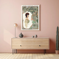 Art Nouveau Fashion 1905 Poster Cultural or Heritage Poster PosterGoat