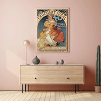 Art Nouveau French Chocolate Tea Company Cultural Poster PosterGoat