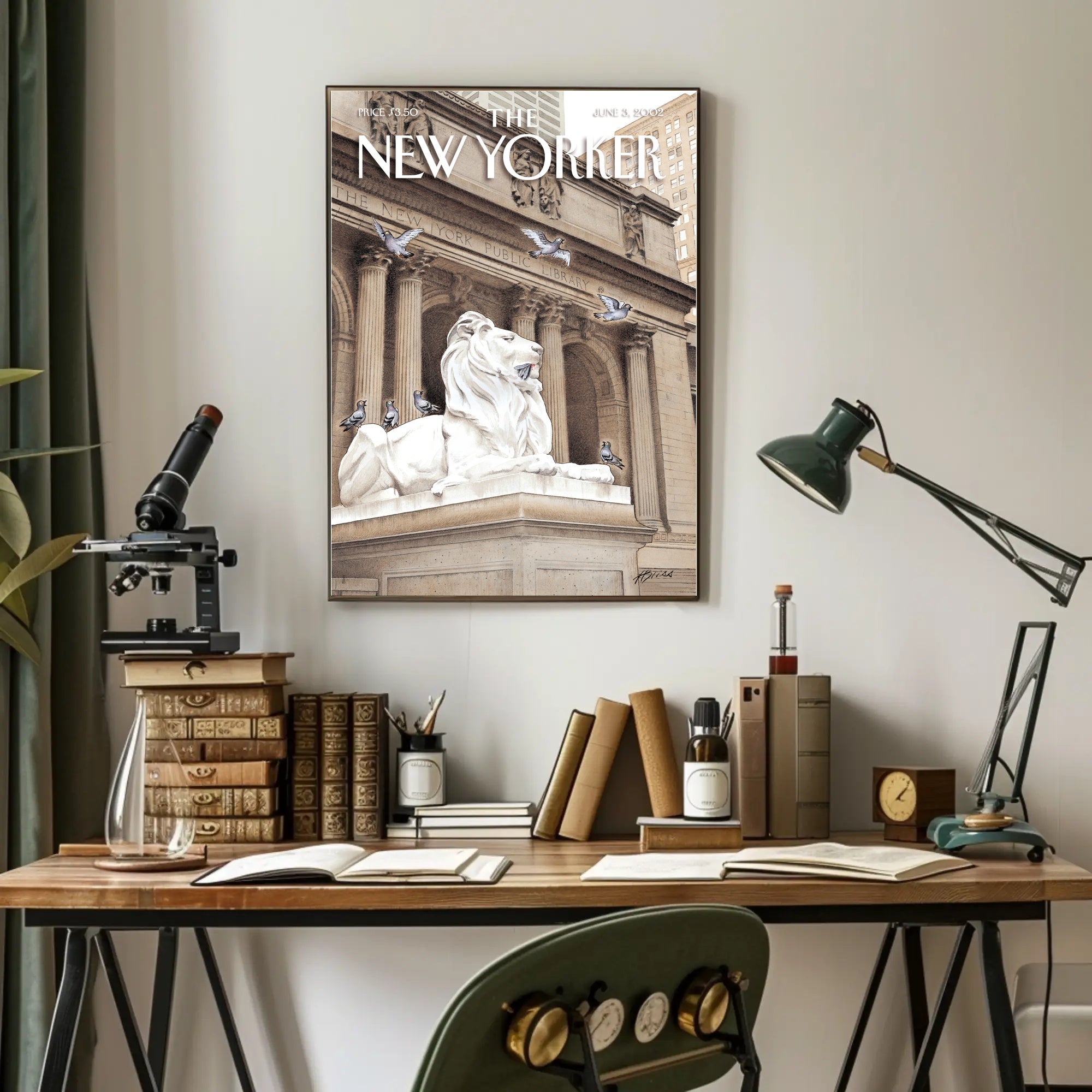 Artistic Depiction of Iconic New York Location Poster PosterGoat