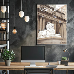 Artistic Depiction of Iconic New York Location Poster PosterGoat