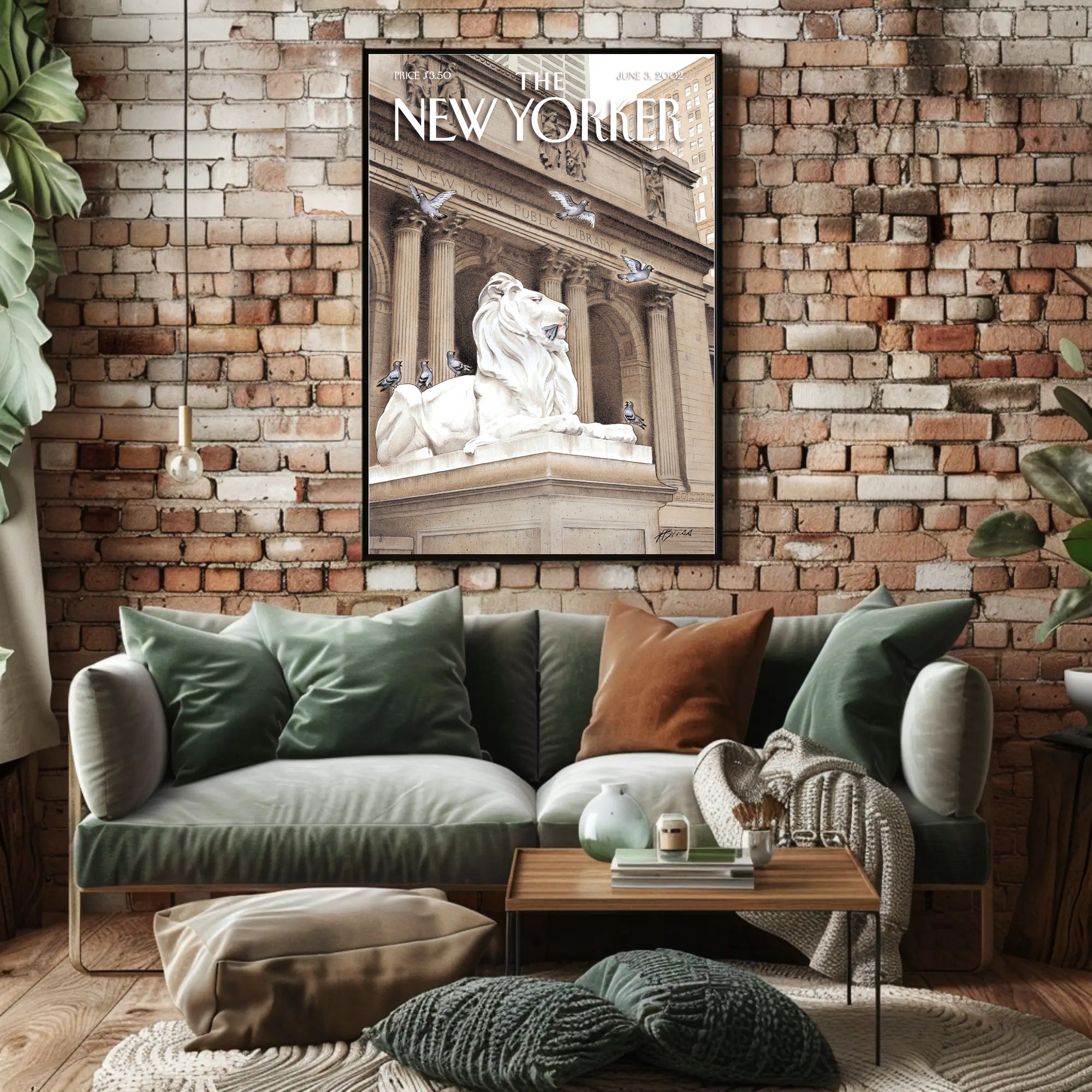 Artistic Depiction of Iconic New York Location Poster PosterGoat