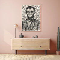 Artistic Portrait of a Historical Figure Poster PosterGoat