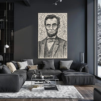 Artistic Portrait of a Historical Figure Poster PosterGoat