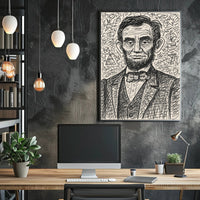 Artistic Portrait of a Historical Figure Poster PosterGoat