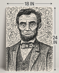 Artistic Portrait of a Historical Figure Poster PosterGoat