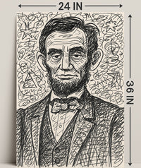 Artistic Portrait of a Historical Figure Poster PosterGoat
