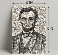 Artistic Portrait of a Historical Figure Poster PosterGoat