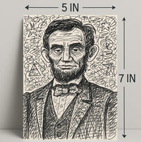 Artistic Portrait of a Historical Figure Poster PosterGoat
