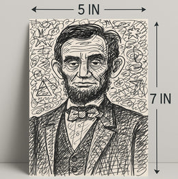Artistic Portrait of a Historical Figure Poster PosterGoat