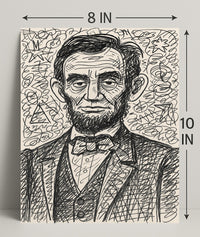 Artistic Portrait of a Historical Figure Poster PosterGoat