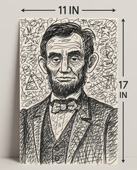 Artistic Portrait of a Historical Figure Poster PosterGoat