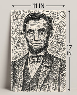Artistic Portrait of a Historical Figure Poster PosterGoat