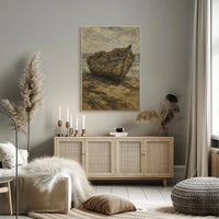 Artistic Shipwreck Poster - Abstract, Artistic, or Pop Culture Poster PosterGoat