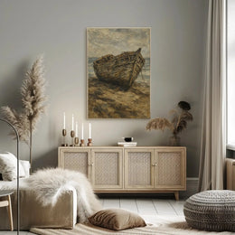 Artistic Shipwreck Poster - Abstract, Artistic, or Pop Culture Poster PosterGoat