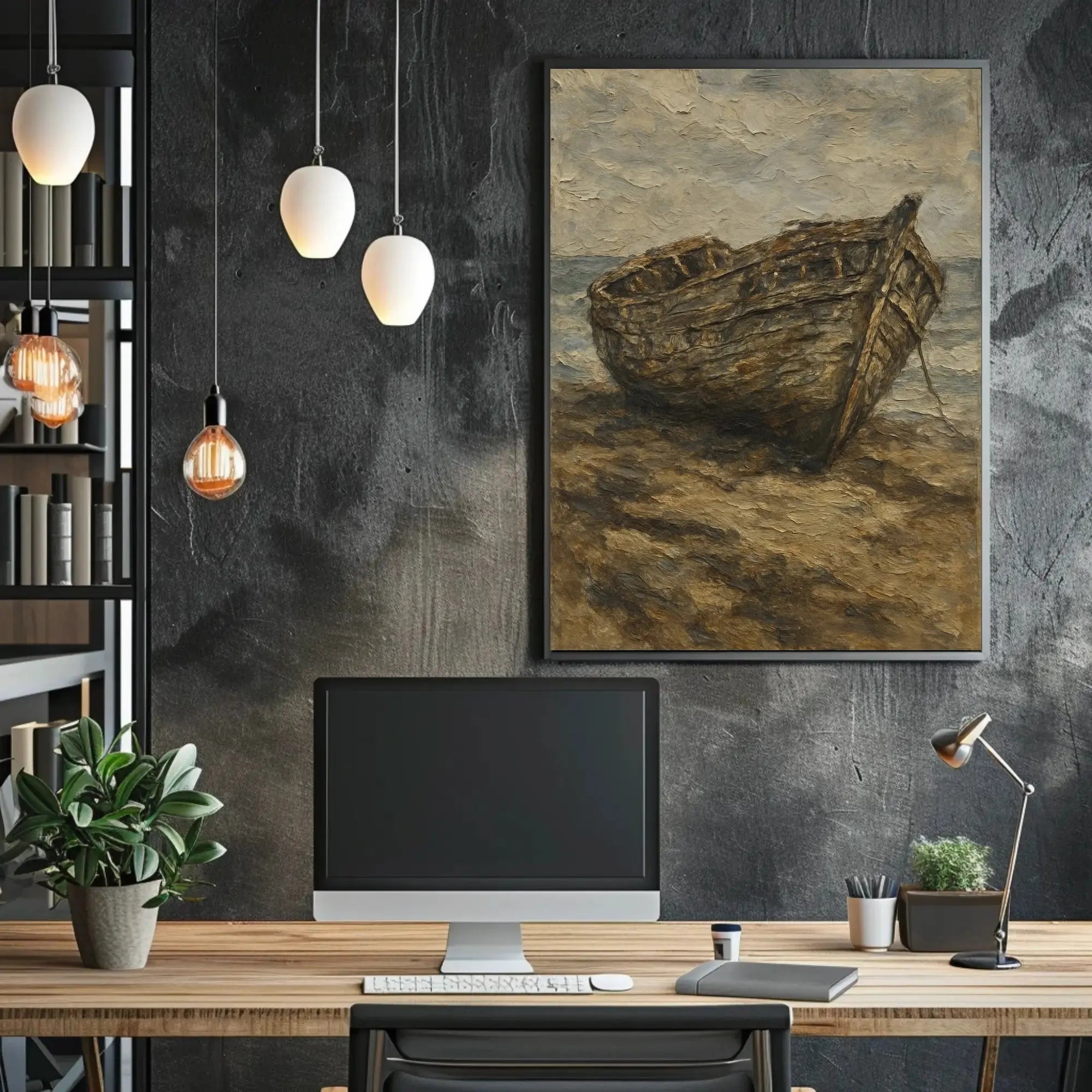 Artistic Shipwreck Poster - Abstract, Artistic, or Pop Culture Poster PosterGoat