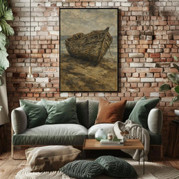 Artistic Shipwreck Poster - Abstract, Artistic, or Pop Culture Poster PosterGoat