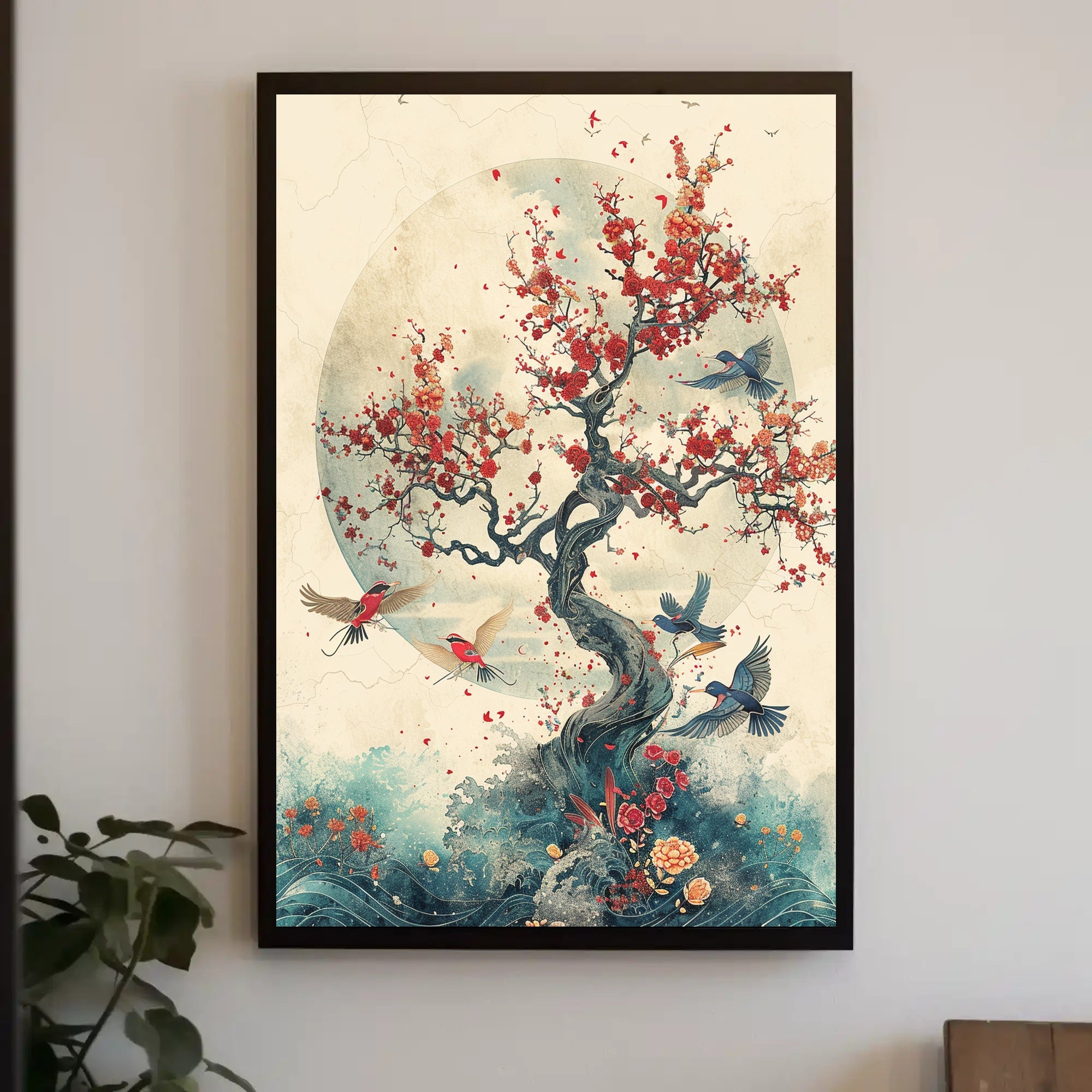 Artistic Tree Harmony with Nature Poster PosterGoat