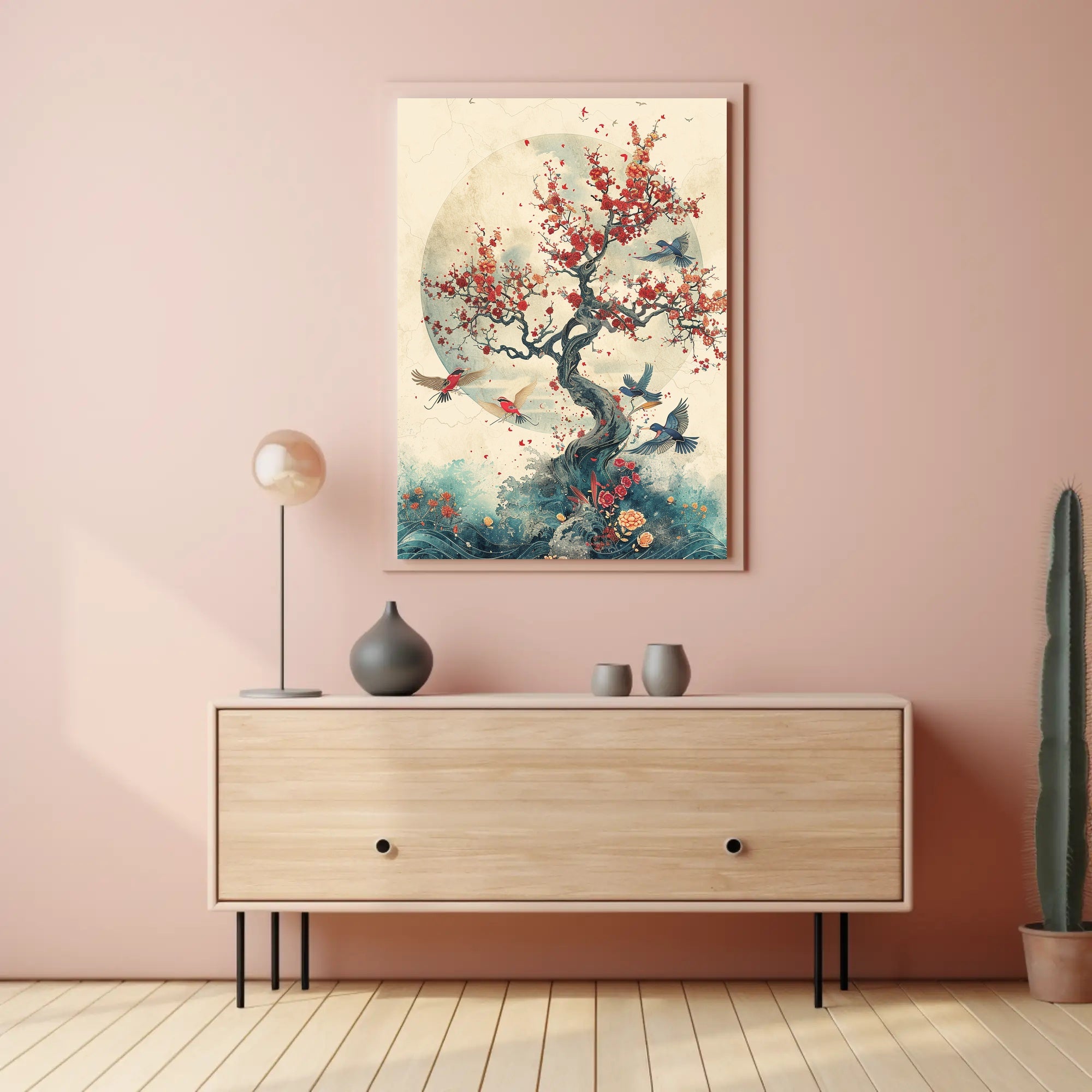 Artistic Tree Harmony with Nature Poster PosterGoat