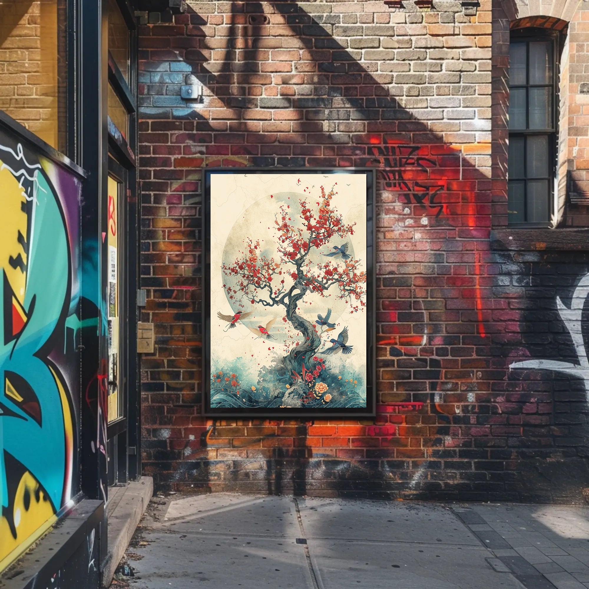 Artistic Tree Harmony with Nature Poster PosterGoat