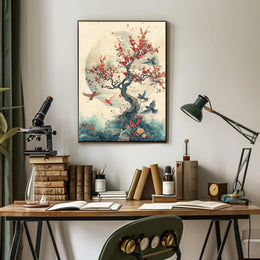 Artistic Tree Harmony with Nature Poster PosterGoat