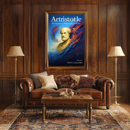 Artristotle The Fusion of Philosophy and Art Poster PosterGoat