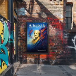 Artristotle The Fusion of Philosophy and Art Poster PosterGoat